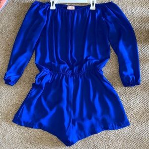 Royal Blue Romper